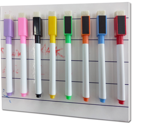Erasable Markers Set (Multi-Coloured)